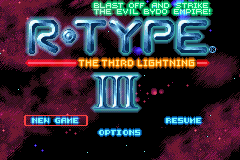 R-Type III - The Third Lightning Title Screen